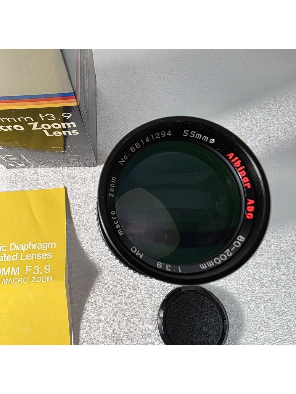Albinar ADG 80-200mm f3.9 MC Macro Telephoto Zoom Lens for Pentax K Mount Clean